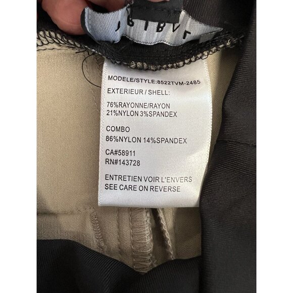 Tribal Cuffed Maternity Pants~Size 16W~Khaki Ankle Trouser~Stitch Fix NWT~L11 14 - Picture 7 of 8